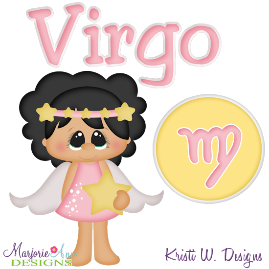 Zodiac Friends~Virgo SVG Cutting Files + Clipart - Click Image to Close